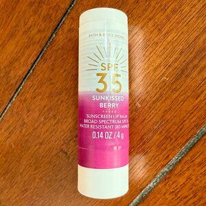 NEW Sunkissed Berry Tinted SPF 35 Lip Balm Bath & Body Works